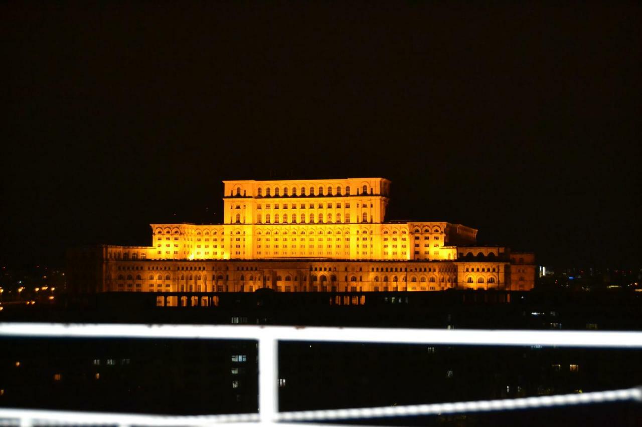 Panorama The Parliament Palace Bucarest Extérieur photo
